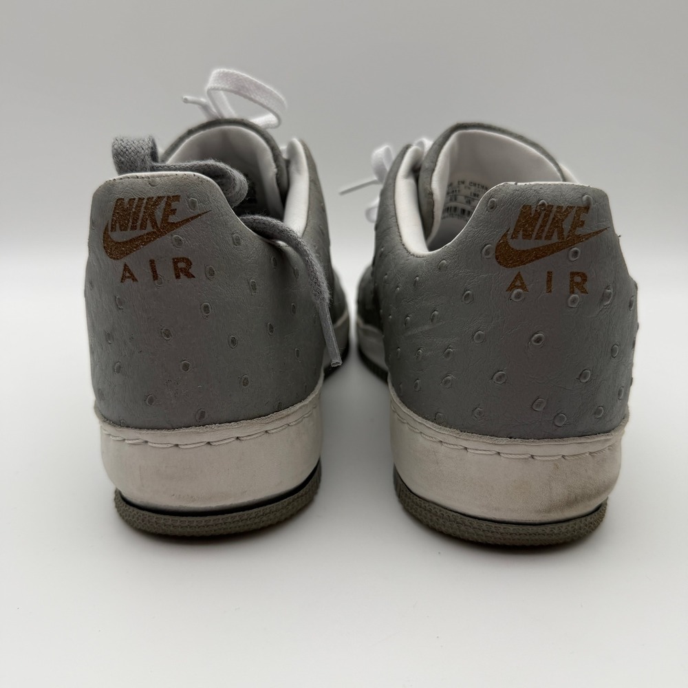 Nike Air Force 1 Supreme Seamless Ostrich Mens 9.5 Rare Shoes Sneakers Project - Picture 5 of 8